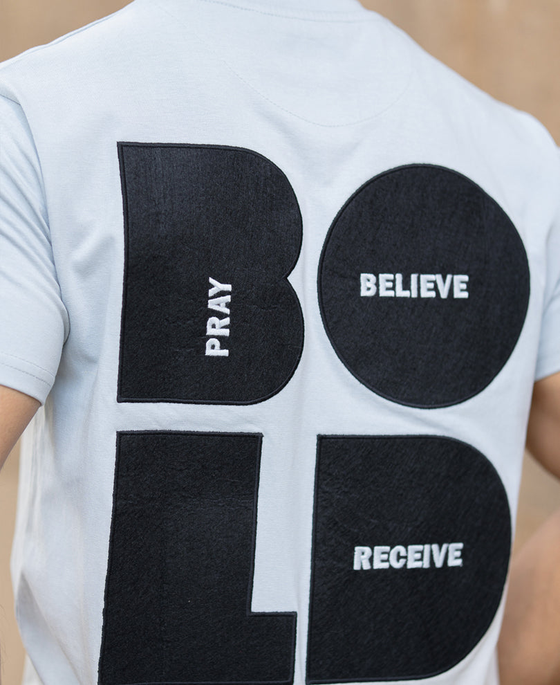 Grey Applique T-Shirt
