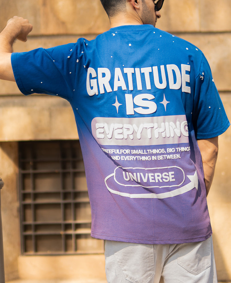 Royal Ombre Printed T-Shirt