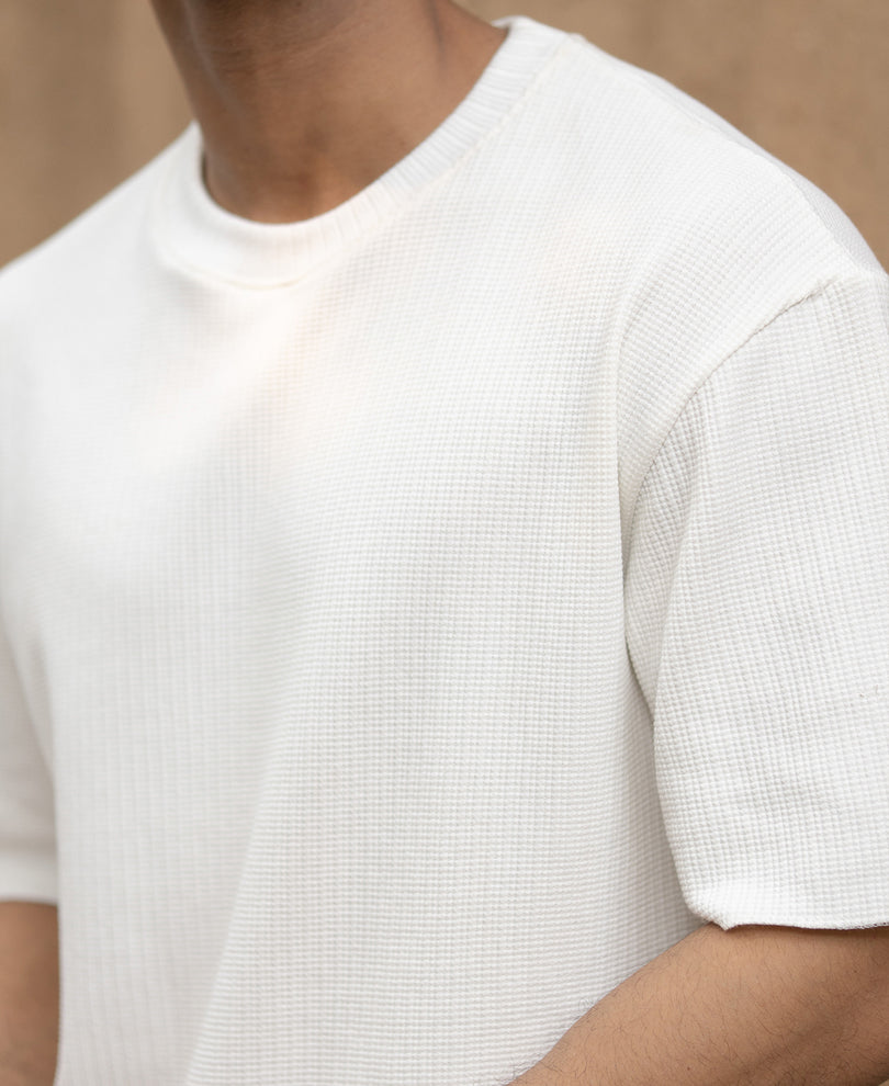 Off-White Structured Knit T-Shirt
