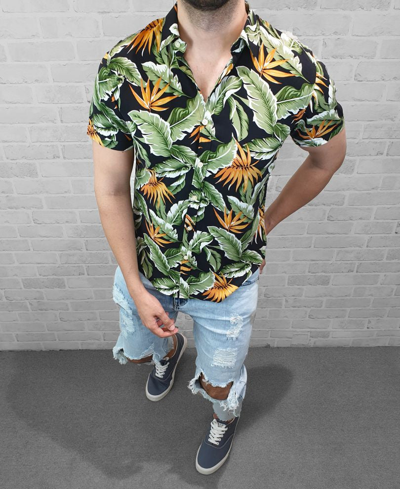 Black Guitar Handle Print Boxer