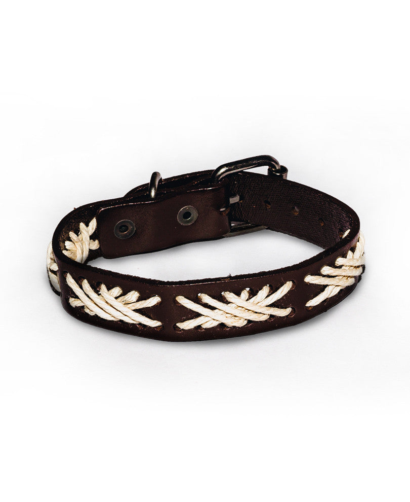 Brown XX Lock Wristband