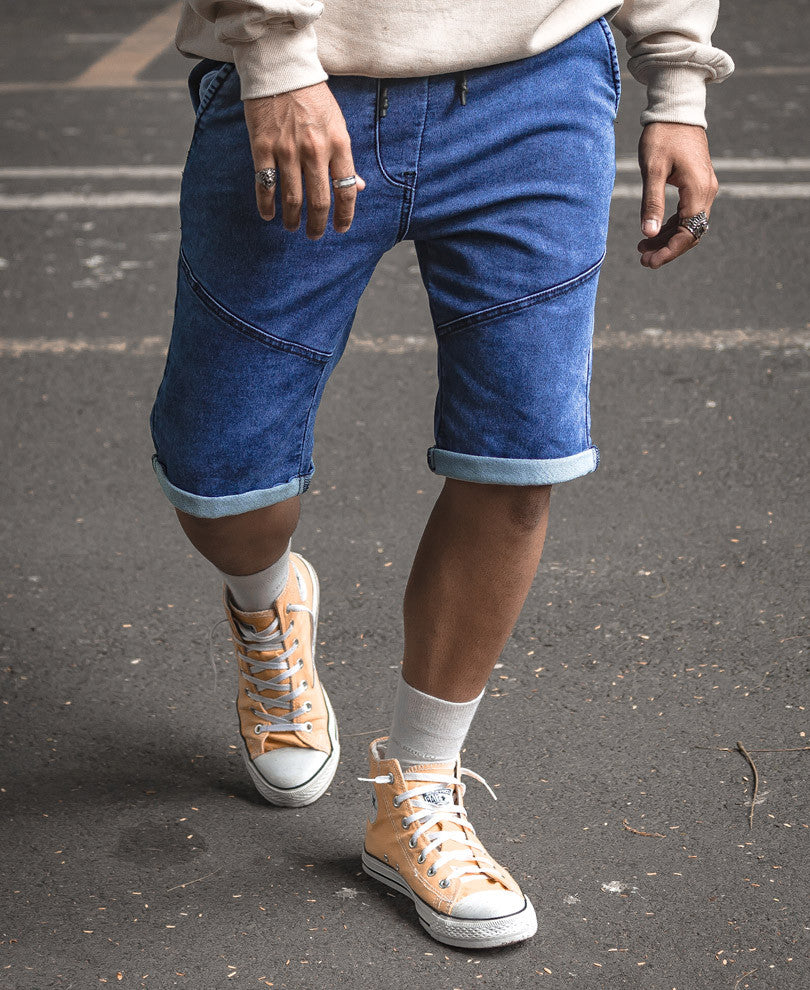 Blue Denim Shorts