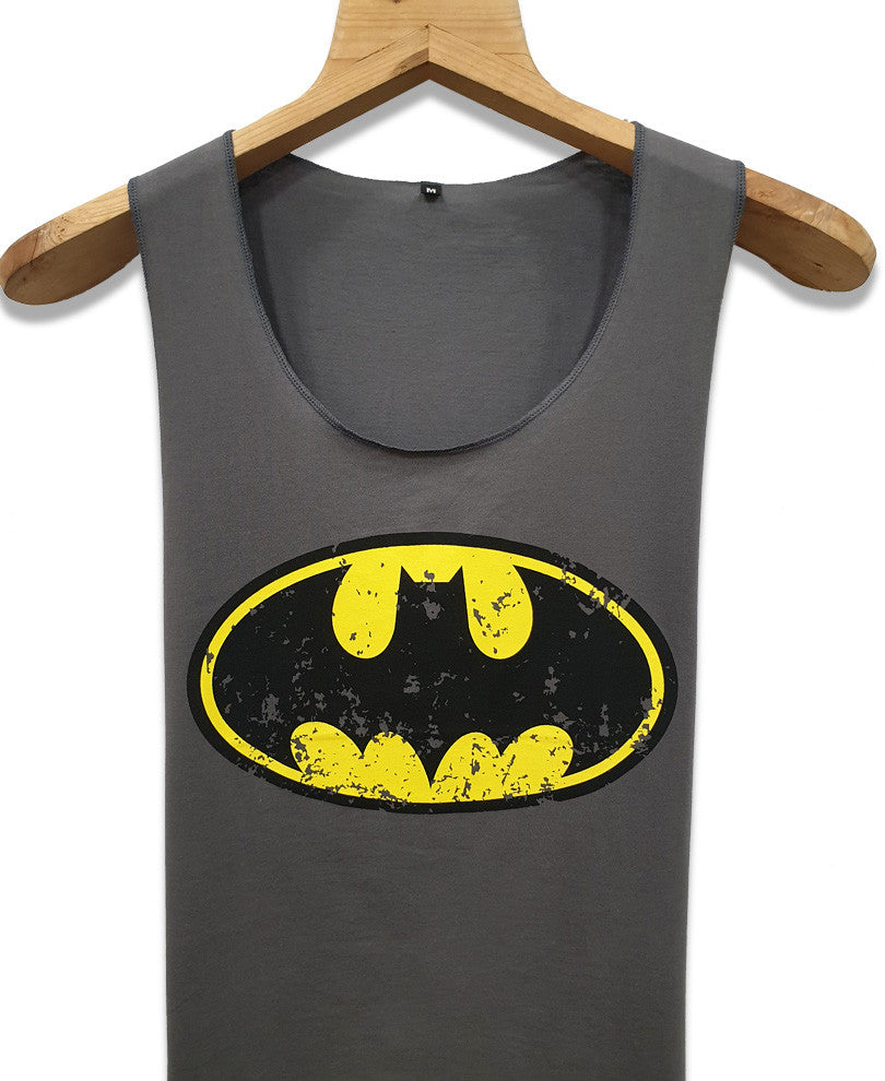 Grey Batman Gym Vest