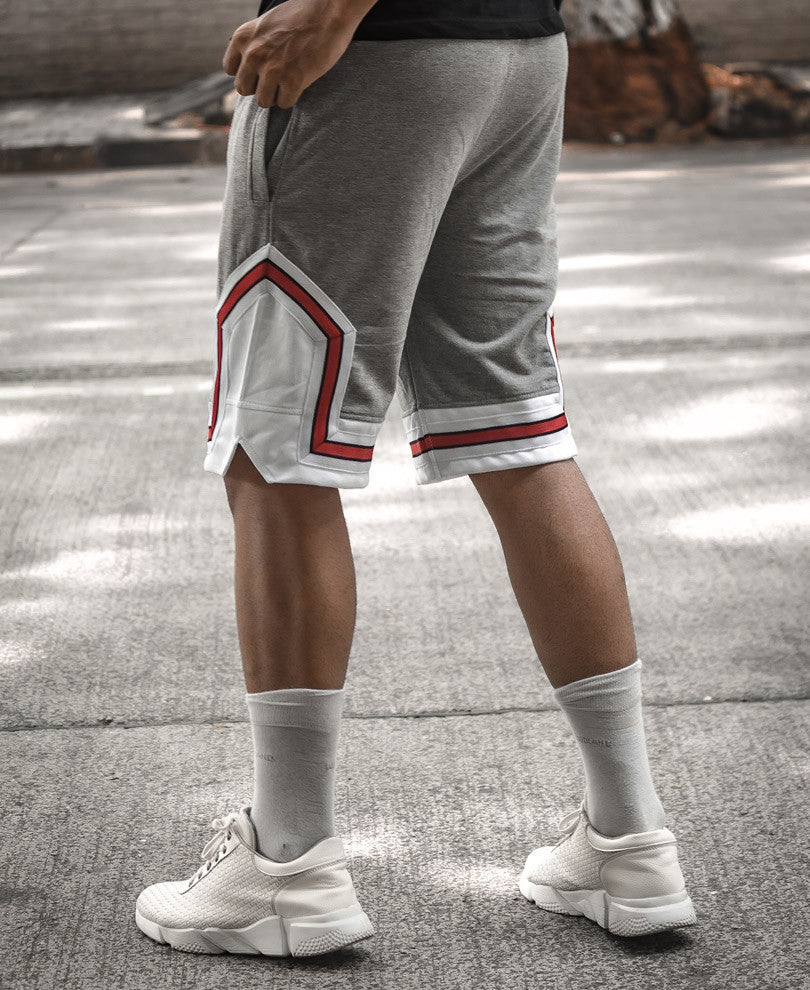 Grey Bulls Shorts