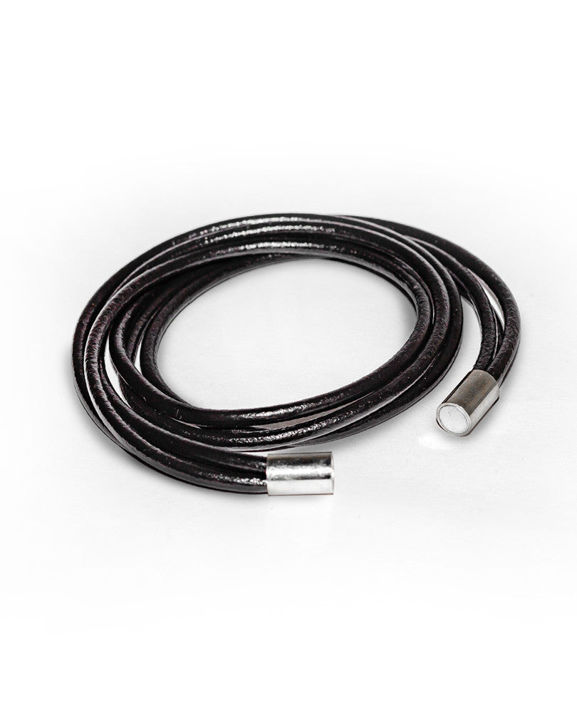 Black Stainless Steel Multi-Strap Bracelet