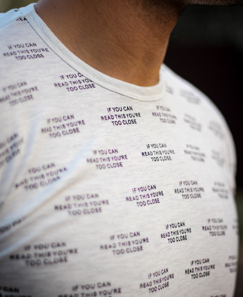 Acro Grey All Over Print Half Sleeves T Shirt
