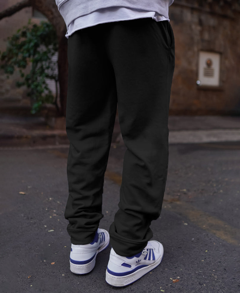 Black Regular Fit Joggers