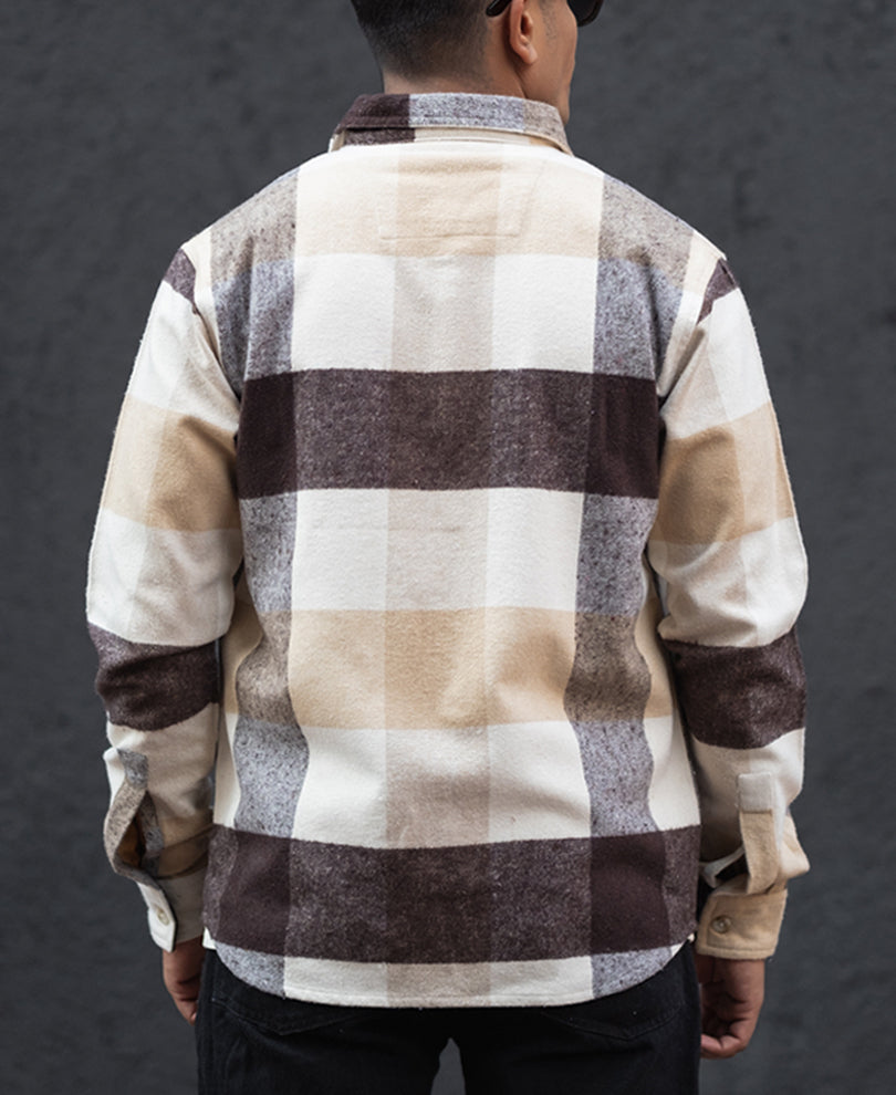 Multi Colour Regular Fit Checked Full Sleeves Shirt