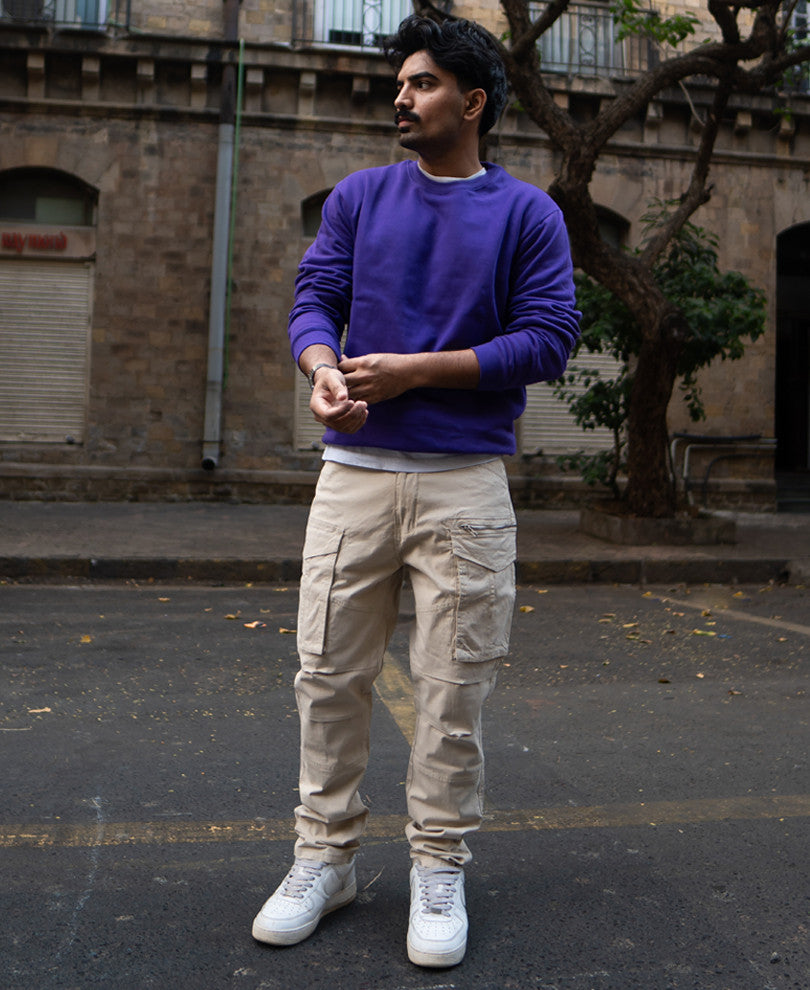 Beige Regular Fit Cargo