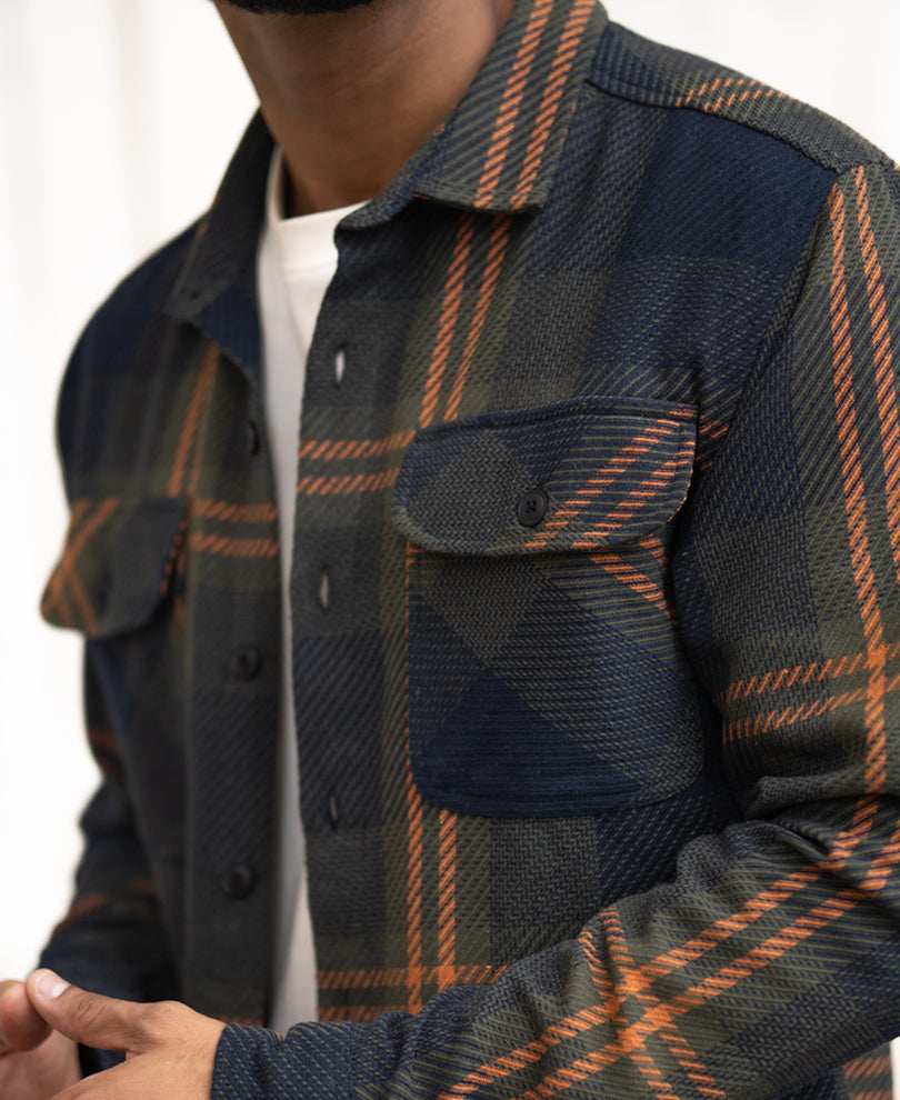 Multicolour Checked Regular Fit Full Sleeves Shirt
