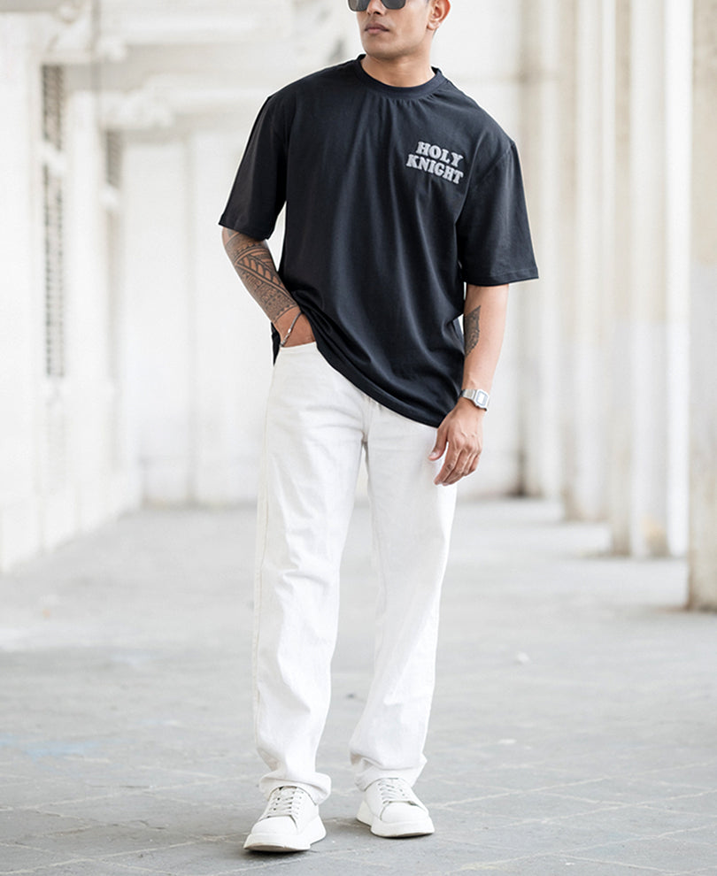 Black Printed T-Shirt
