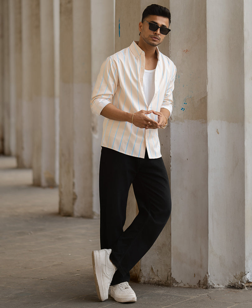Yellow Stripe Shirt