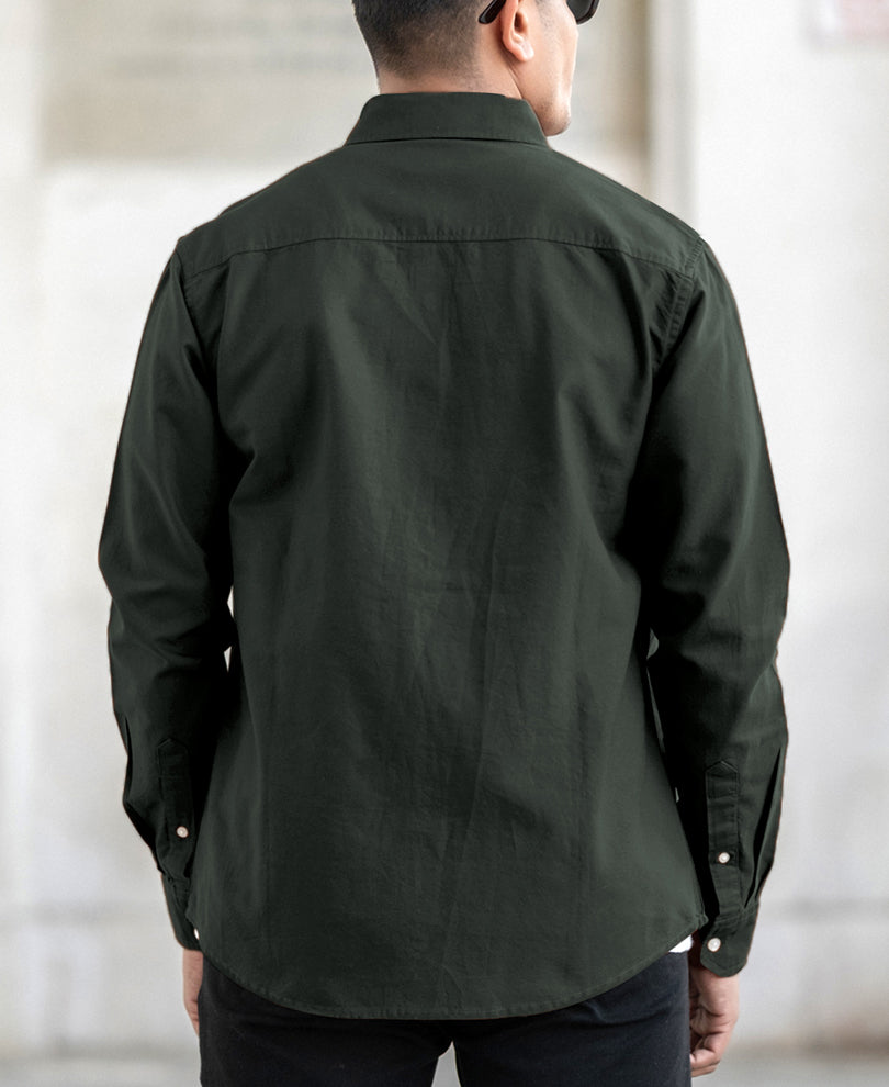 Olive Oxford Shirt