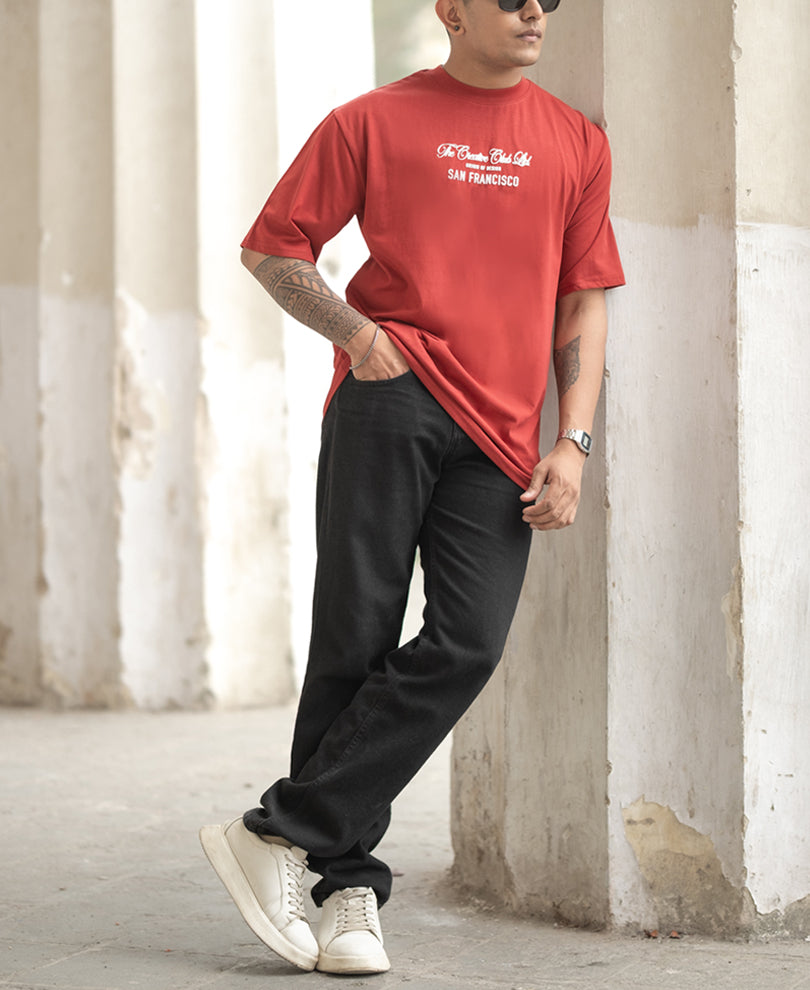 Brick Raised Print T-Shirt