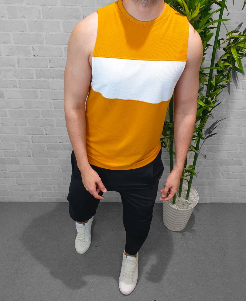 Yellow Three Panel Vest
