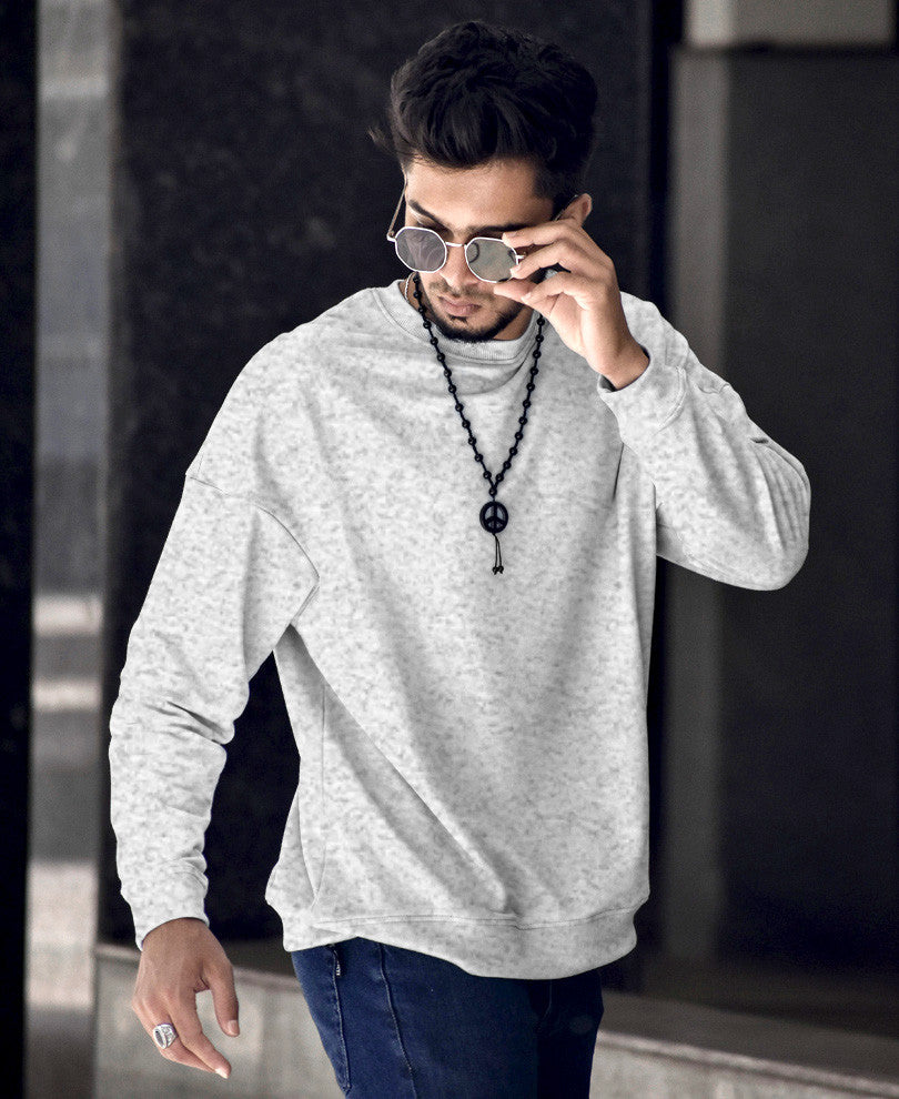 Acro Grey Plain Sweatshirt