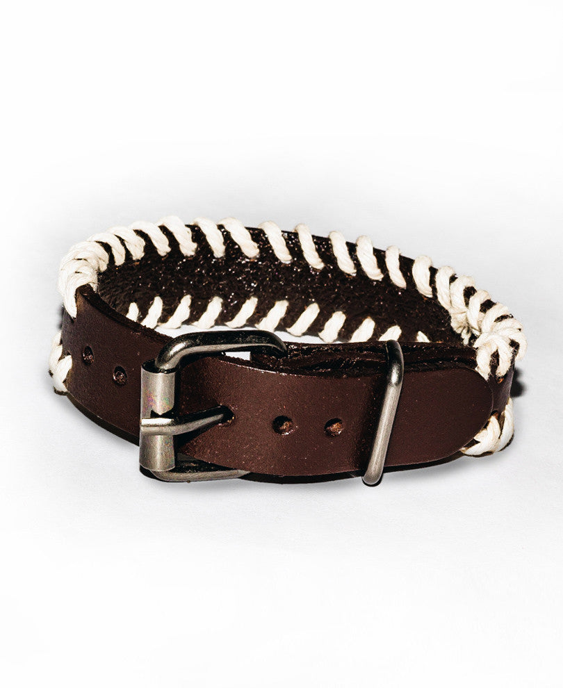 Brown Wristband With Lock