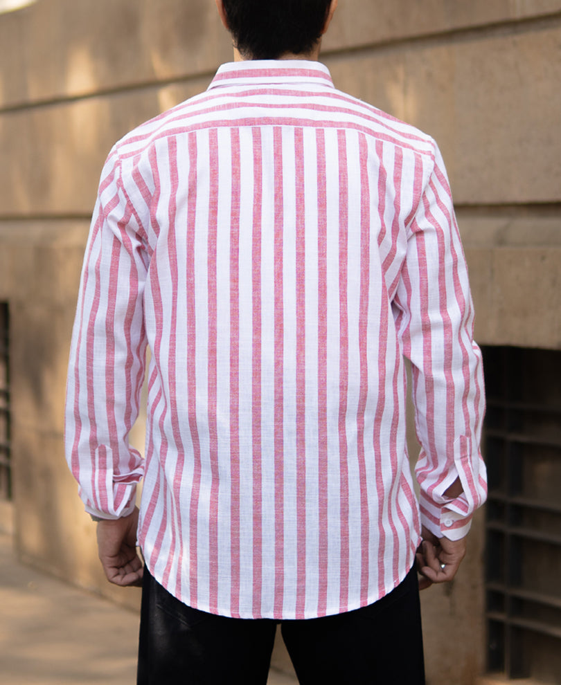 Red Nautical Stripe Shirt