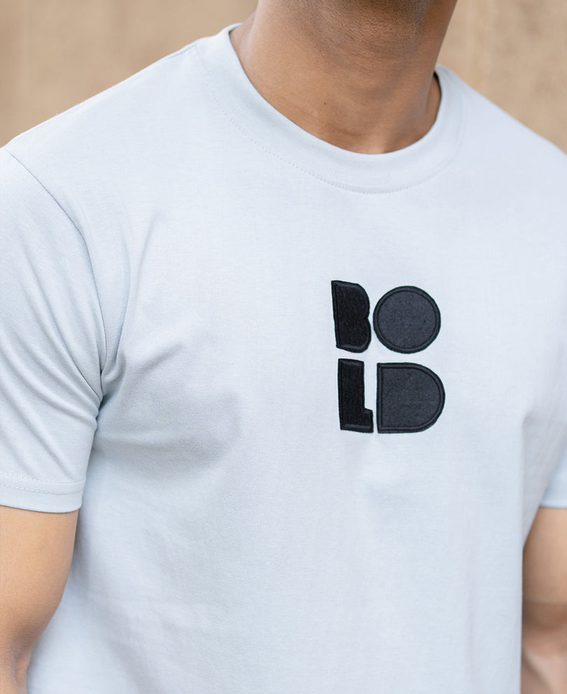 Grey Applique T-Shirt