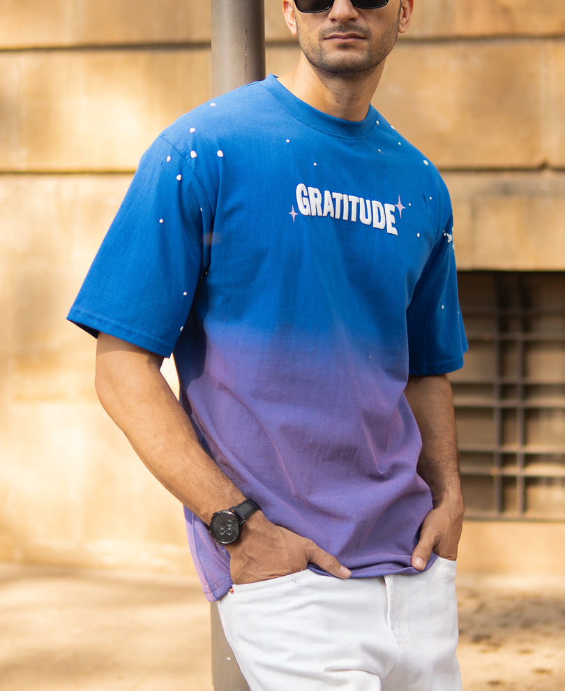 Royal Ombre Printed T-Shirt