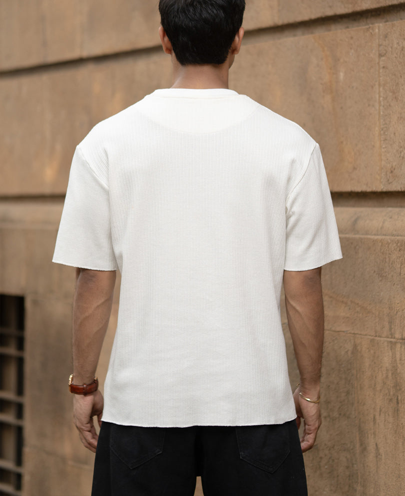 Off-White Structured Knit T-Shirt