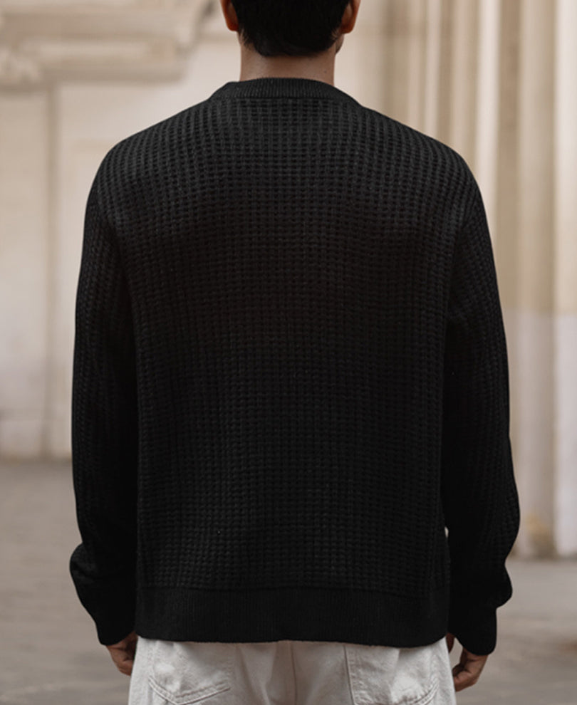 Black Full Sleeves T-Shirt