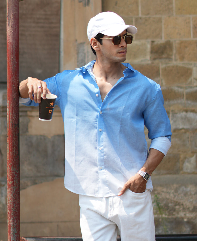 Blue Ombre Shirt