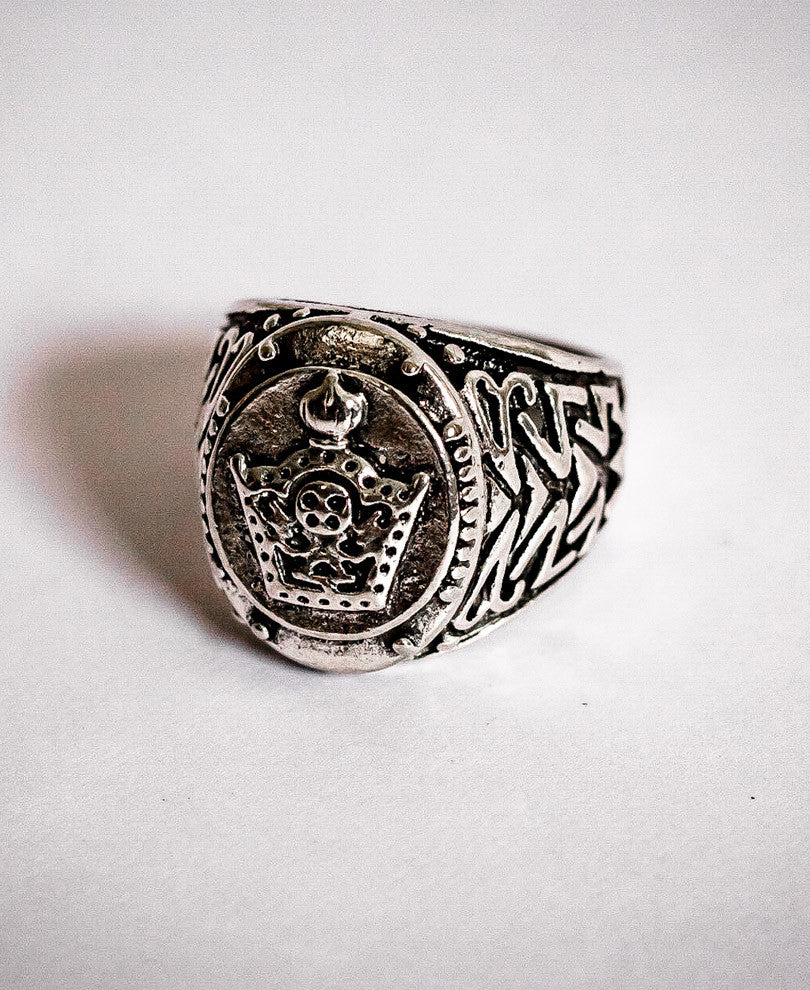 King Crown Silver Ring