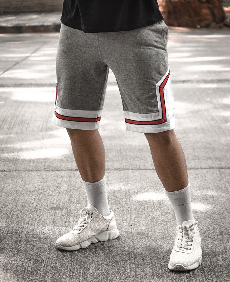 Grey Bulls Shorts
