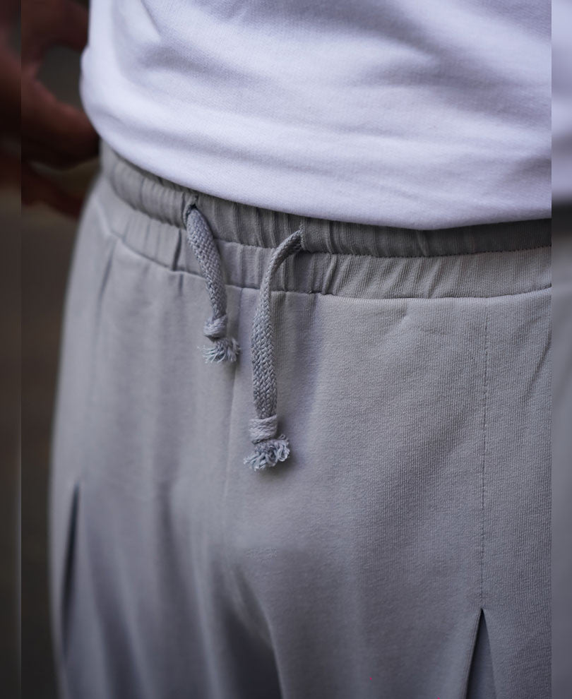 Grey Baggy Fit Track Pant