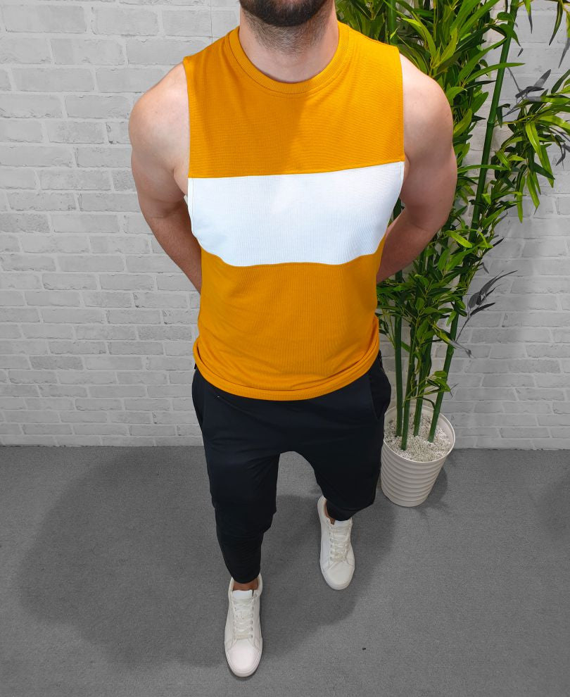 Yellow Three Panel Vest