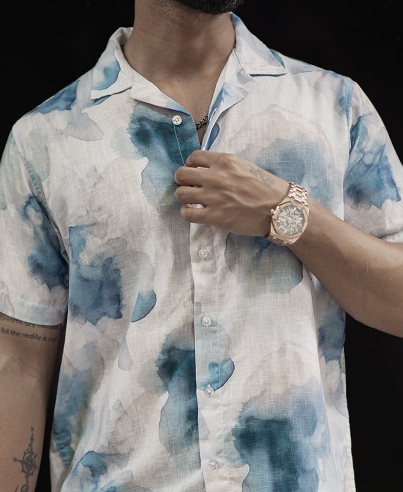 Multi Colour Regular Fit Half Sleeves Shirt