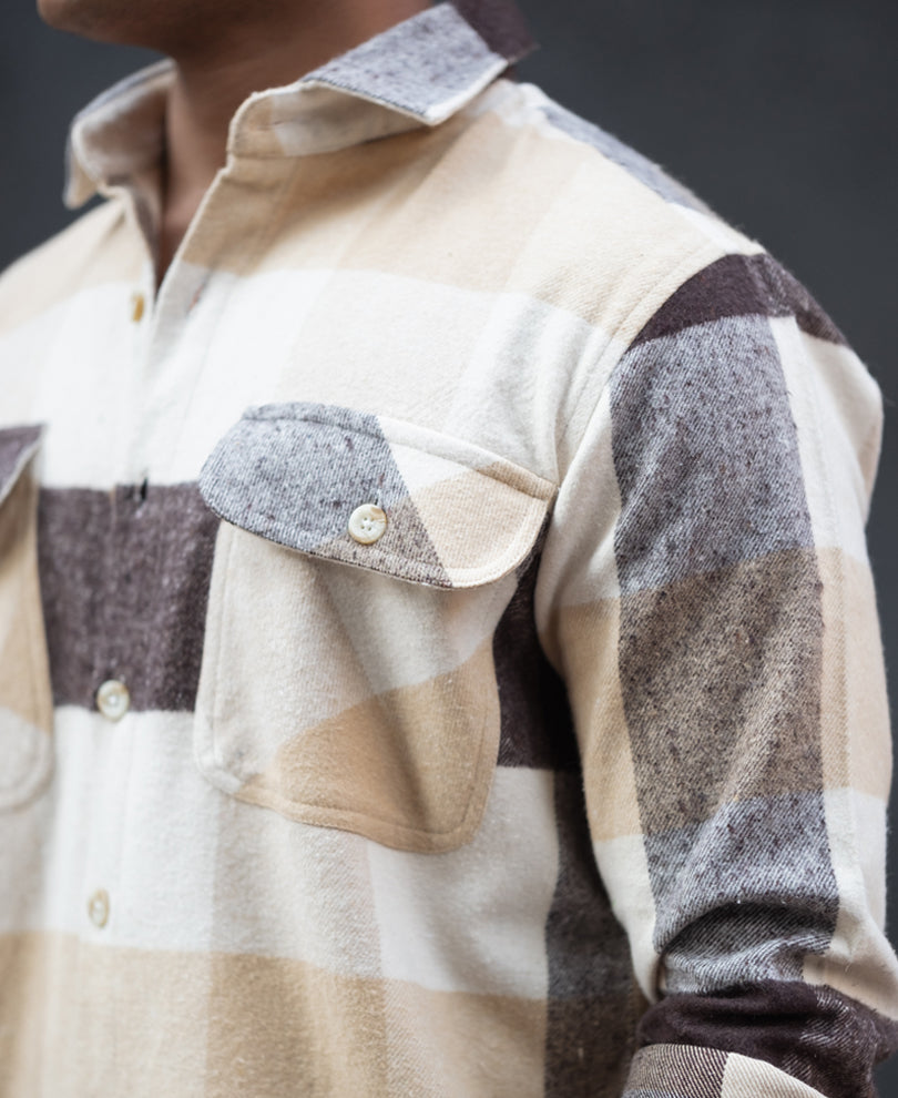 Multi Colour Regular Fit Checked Full Sleeves Shirt