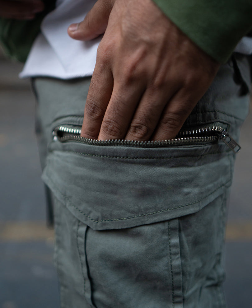 Olive Regular Fit Cargo Pant