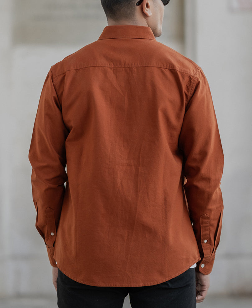Tan Oxford Shirt