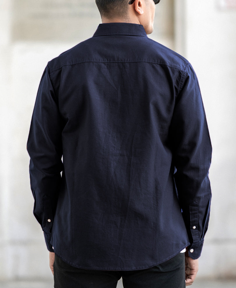 Navy Oxford Shirt