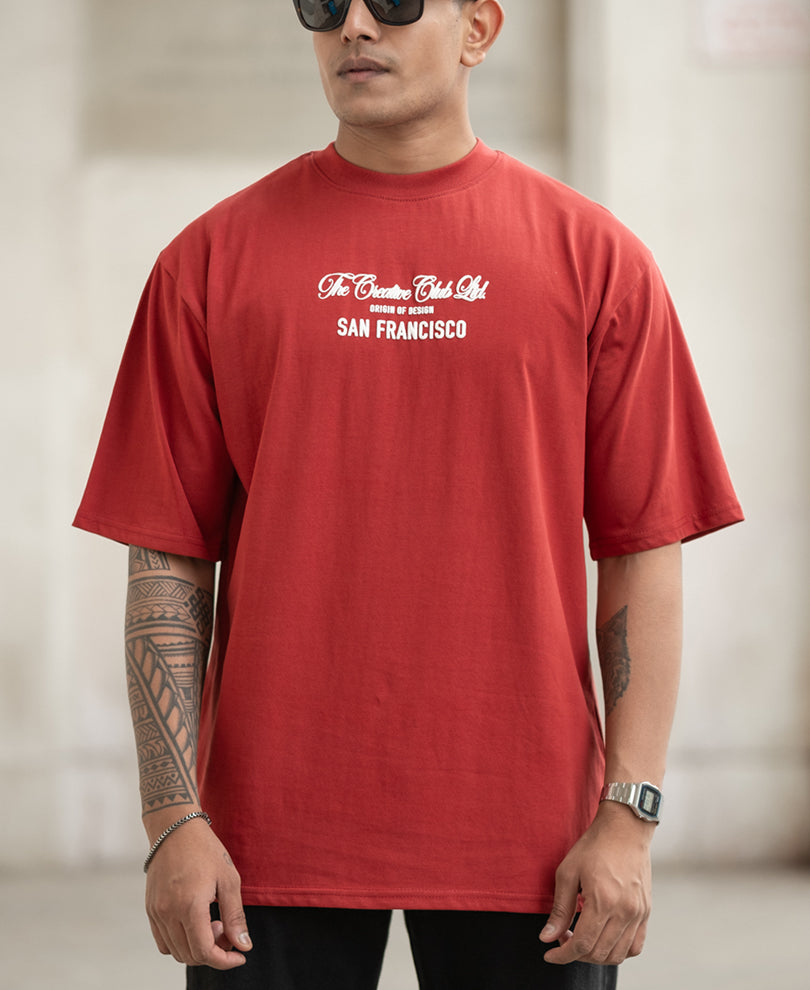 Brick Raised Print T-Shirt