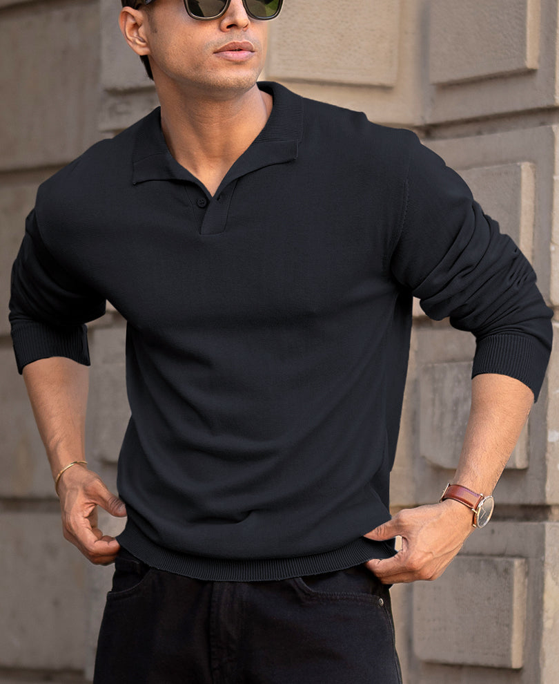 Navy Lightweight Polo