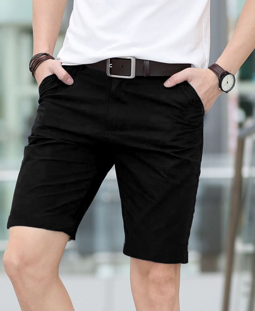 Black Cotton Short