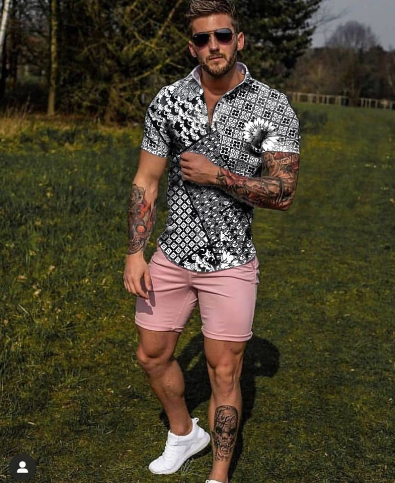 Pink Cotton Short