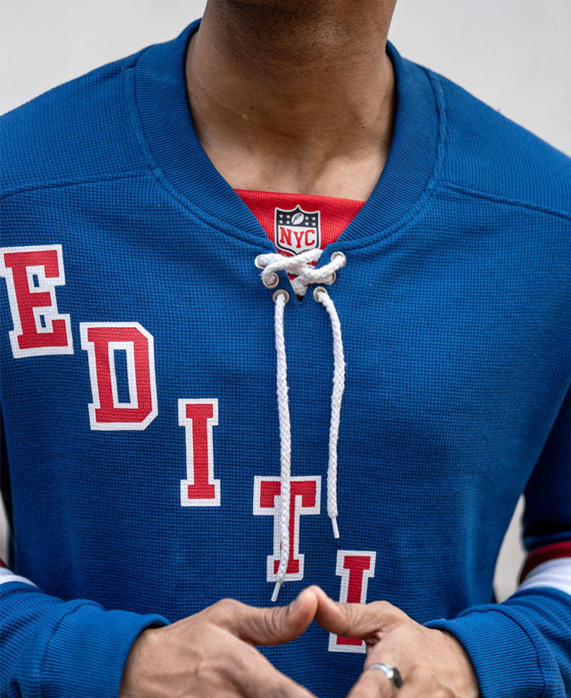 Royal Blue 03 Back Print Oversize Drop Shoulder T Shirt