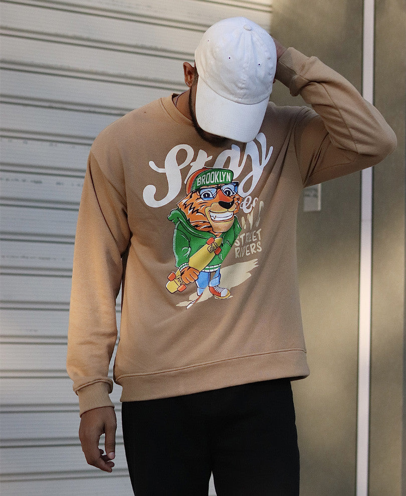 Camel Stay Cool Oversize Drop Shoulder T Shirt