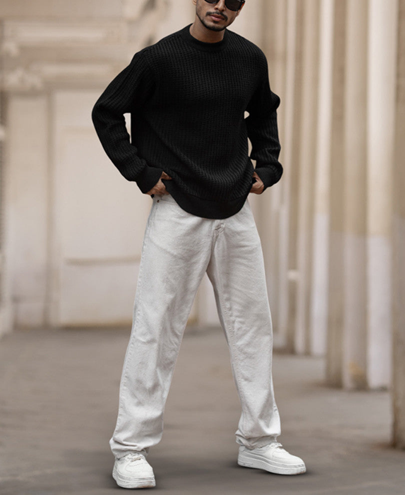 Black Full Sleeves T-Shirt