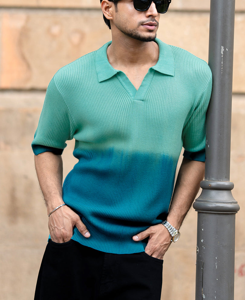 Aqua Blue Ombre T-Shirt