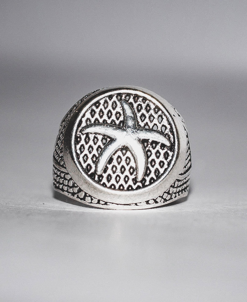 Starfish Silver Ring