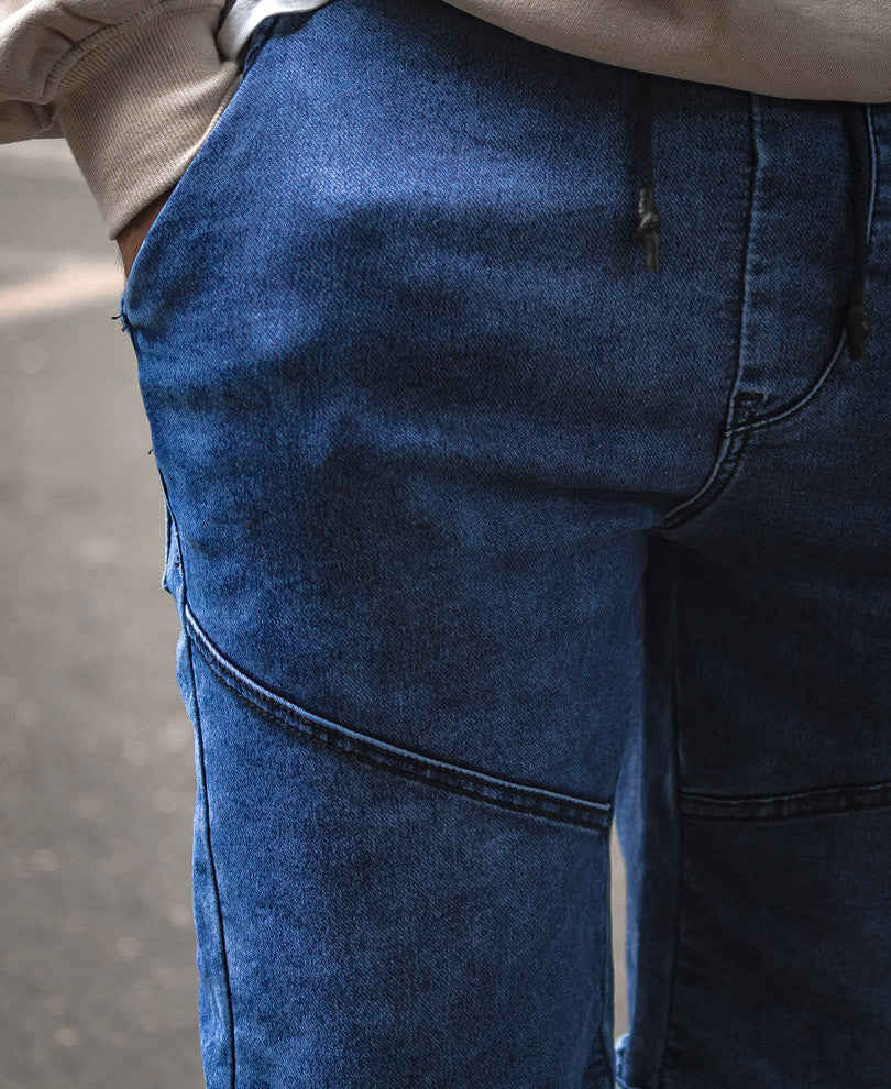 Blue Denim Shorts