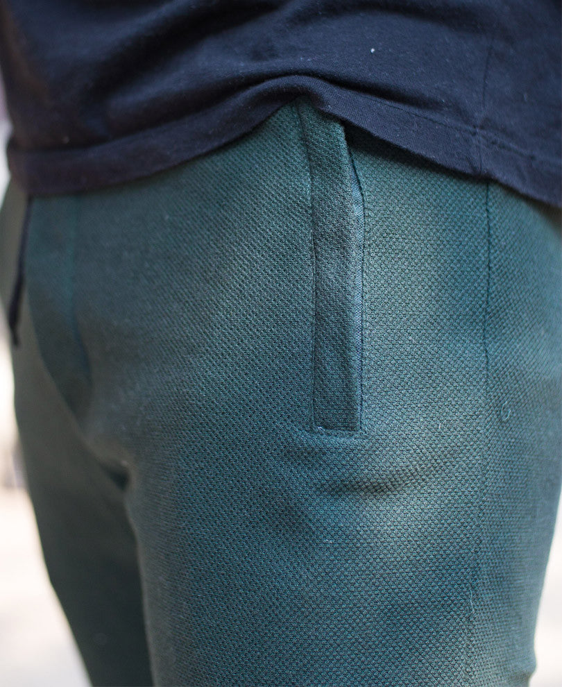 Olive Green With Back Pocket Joggers