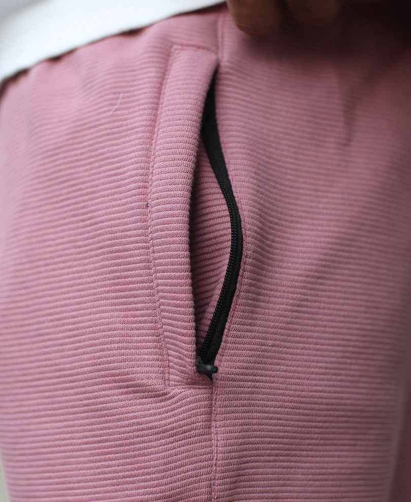 Pink 99 Print Shorts