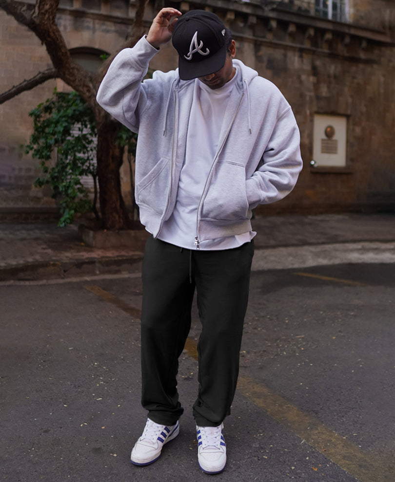 Black Regular Fit Joggers