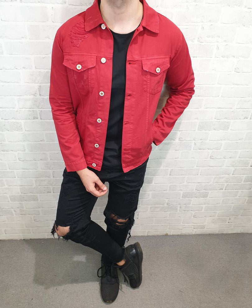 Maroon Multiple Stripes Half Sleeves Shirt